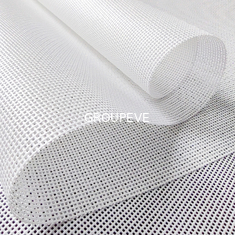 le PVC ignifuge de 0.45mm a enduit Mesh Fabric For Windows